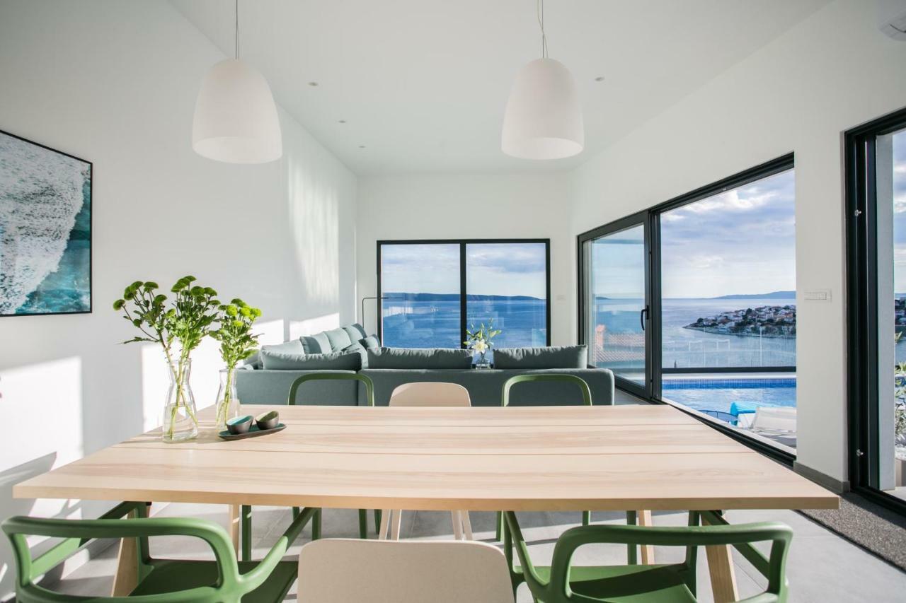 Holiday Home Olive Exclusive - 8 People, Heated Pool, Okrug Gornji, Sea View Trogir Exteriér fotografie