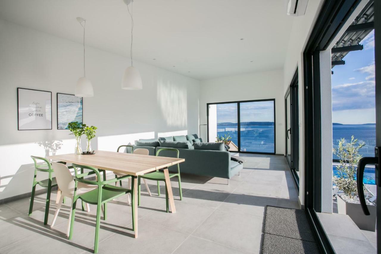 Holiday Home Olive Exclusive - 8 People, Heated Pool, Okrug Gornji, Sea View Trogir Exteriér fotografie